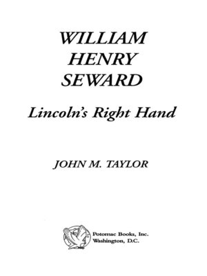 cover image of William Henry Seward